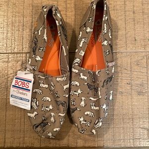 Bobs shoes from sketchers, size 8 dog design
